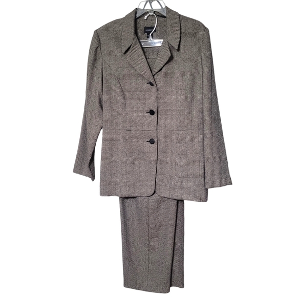 Leslie Fay 2pc Blazer Pants Set Women's Size 14 - Picture 12 of 12